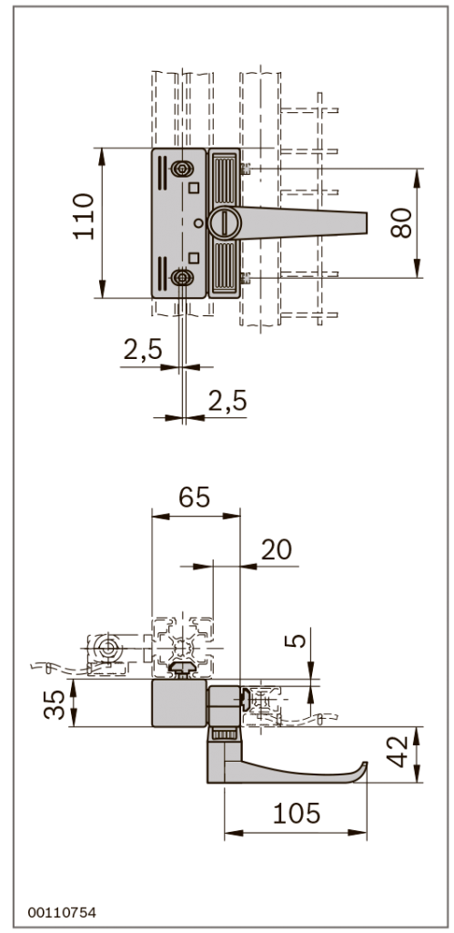 Дверной замок 3842525946, 3842525947