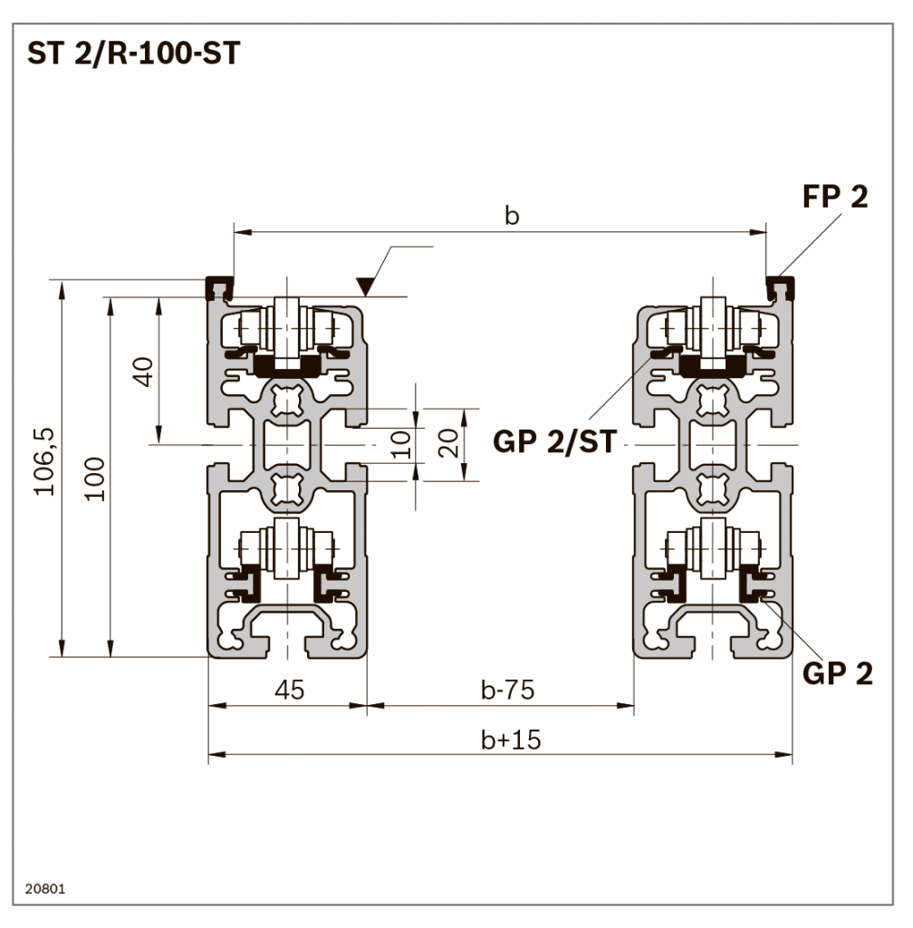 Секция ST 2/R-100 ST 3842994907