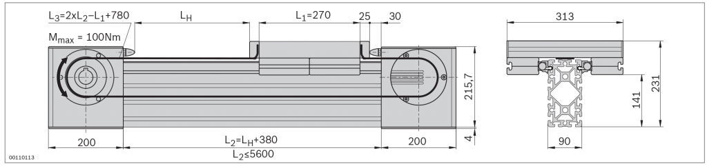 чертеж LF20C