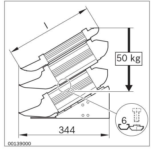 подставка для лотков 3842526660, 3842526665