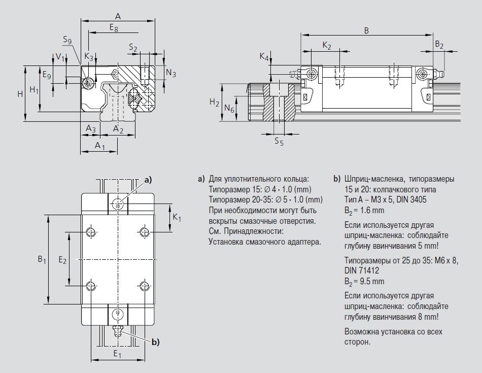 Чертеж каретки R2011