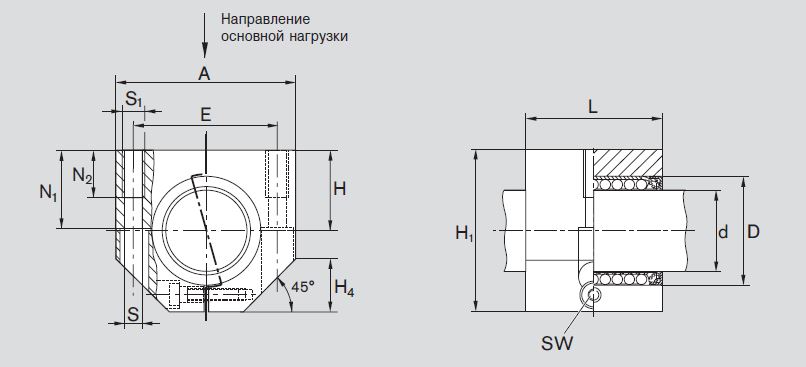 Компактное линейное устройство, чертеж