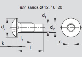 Центрирующие винты d< 20