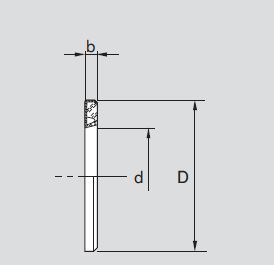 Чертеж уплотнительного кольца R0720