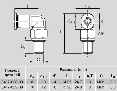 Угловой соединитель, поворотный